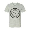 White Marble Unisex Jersey Short-Sleeve V-Neck T-Shirt Thumbnail