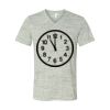 White Marble Unisex Jersey Short-Sleeve V-Neck T-Shirt Thumbnail