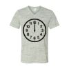 White Marble Unisex Jersey Short-Sleeve V-Neck T-Shirt Thumbnail