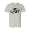 White Marble Unisex Jersey Short-Sleeve V-Neck T-Shirt Thumbnail