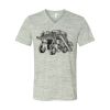 White Marble Unisex Jersey Short-Sleeve V-Neck T-Shirt Thumbnail