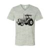 White Marble Unisex Jersey Short-Sleeve V-Neck T-Shirt Thumbnail
