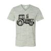 White Marble Unisex Jersey Short-Sleeve V-Neck T-Shirt Thumbnail