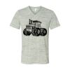 White Marble Unisex Jersey Short-Sleeve V-Neck T-Shirt Thumbnail