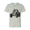 White Marble Unisex Jersey Short-Sleeve V-Neck T-Shirt Thumbnail