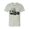 White Marble Unisex Jersey Short-Sleeve V-Neck T-Shirt Thumbnail