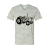 White Marble Unisex Jersey Short-Sleeve V-Neck T-Shirt Thumbnail