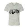 White Marble Unisex Jersey Short-Sleeve V-Neck T-Shirt Thumbnail