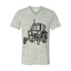 White Marble Unisex Jersey Short-Sleeve V-Neck T-Shirt Thumbnail