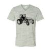 White Marble Unisex Jersey Short-Sleeve V-Neck T-Shirt Thumbnail