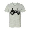 White Marble Unisex Jersey Short-Sleeve V-Neck T-Shirt Thumbnail