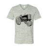 White Marble Unisex Jersey Short-Sleeve V-Neck T-Shirt Thumbnail