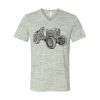 White Marble Unisex Jersey Short-Sleeve V-Neck T-Shirt Thumbnail