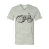 White Marble Unisex Jersey Short-Sleeve V-Neck T-Shirt Thumbnail