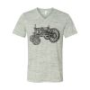 White Marble Unisex Jersey Short-Sleeve V-Neck T-Shirt Thumbnail