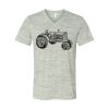 White Marble Unisex Jersey Short-Sleeve V-Neck T-Shirt Thumbnail
