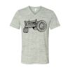 White Marble Unisex Jersey Short-Sleeve V-Neck T-Shirt Thumbnail