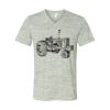 White Marble Unisex Jersey Short-Sleeve V-Neck T-Shirt Thumbnail