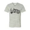 White Marble Unisex Jersey Short-Sleeve V-Neck T-Shirt Thumbnail