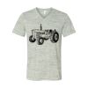 White Marble Unisex Jersey Short-Sleeve V-Neck T-Shirt Thumbnail