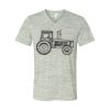 White Marble Unisex Jersey Short-Sleeve V-Neck T-Shirt Thumbnail