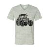 White Marble Unisex Jersey Short-Sleeve V-Neck T-Shirt Thumbnail