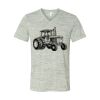 White Marble Unisex Jersey Short-Sleeve V-Neck T-Shirt Thumbnail