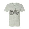 White Marble Unisex Jersey Short-Sleeve V-Neck T-Shirt Thumbnail