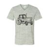 White Marble Unisex Jersey Short-Sleeve V-Neck T-Shirt Thumbnail