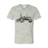 White Marble Unisex Jersey Short-Sleeve V-Neck T-Shirt Thumbnail