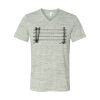 White Marble Unisex Jersey Short-Sleeve V-Neck T-Shirt Thumbnail