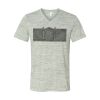 White Marble Unisex Jersey Short-Sleeve V-Neck T-Shirt Thumbnail