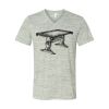 White Marble Unisex Jersey Short-Sleeve V-Neck T-Shirt Thumbnail