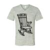 White Marble Unisex Jersey Short-Sleeve V-Neck T-Shirt Thumbnail