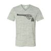 White Marble Unisex Jersey Short-Sleeve V-Neck T-Shirt Thumbnail