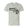 White Marble Unisex Jersey Short-Sleeve V-Neck T-Shirt Thumbnail