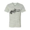White Marble Unisex Jersey Short-Sleeve V-Neck T-Shirt Thumbnail