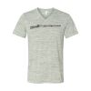 White Marble Unisex Jersey Short-Sleeve V-Neck T-Shirt Thumbnail