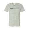 White Marble Unisex Jersey Short-Sleeve V-Neck T-Shirt Thumbnail