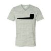 White Marble Unisex Jersey Short-Sleeve V-Neck T-Shirt Thumbnail