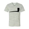 White Marble Unisex Jersey Short-Sleeve V-Neck T-Shirt Thumbnail