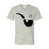 White Marble Unisex Jersey Short-Sleeve V-Neck T-Shirt Thumbnail