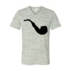 White Marble Unisex Jersey Short-Sleeve V-Neck T-Shirt Thumbnail