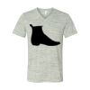 White Marble Unisex Jersey Short-Sleeve V-Neck T-Shirt Thumbnail