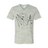 White Marble Unisex Jersey Short-Sleeve V-Neck T-Shirt Thumbnail