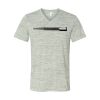 White Marble Unisex Jersey Short-Sleeve V-Neck T-Shirt Thumbnail