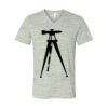 White Marble Unisex Jersey Short-Sleeve V-Neck T-Shirt Thumbnail