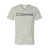White Marble Unisex Jersey Short-Sleeve V-Neck T-Shirt Thumbnail
