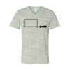 White Marble Unisex Jersey Short-Sleeve V-Neck T-Shirt Thumbnail