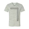 White Marble Unisex Jersey Short-Sleeve V-Neck T-Shirt Thumbnail